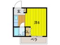 トモエハイツ５号館の間取図