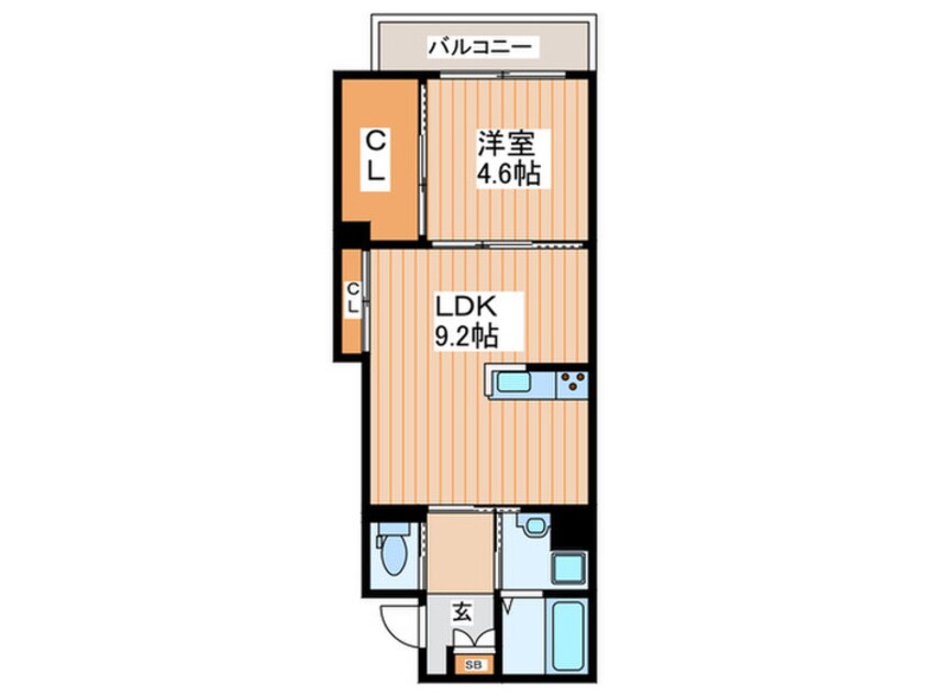 間取図 仮）城東区関目４丁目計画