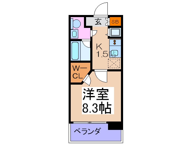 間取り図 レジュ－ルアッシュ福島