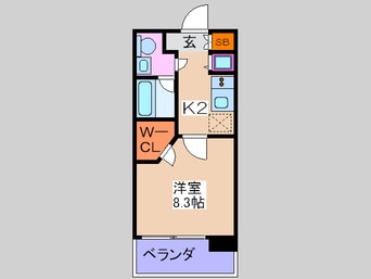 間取図 レジュ－ルアッシュ福島