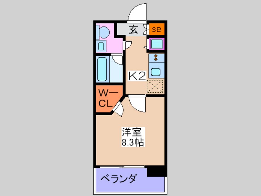 間取図 レジュ－ルアッシュ福島