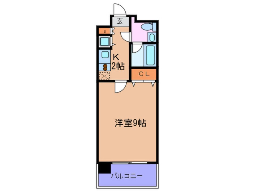 間取図 レジュ－ルアッシュ福島