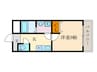 OHG長岡天神ビル 1Kの間取り
