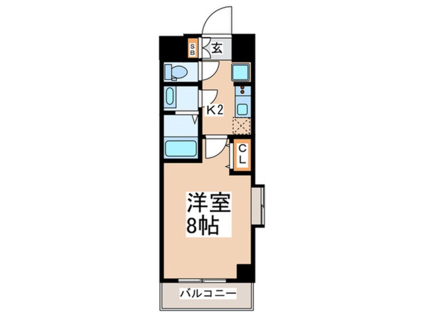 間取図 スプランディッドキャトル