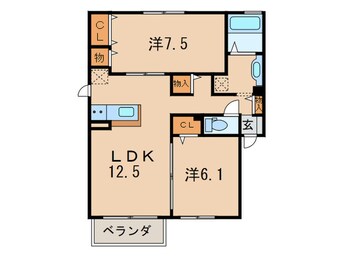 間取図 サンハイム武庫豊町