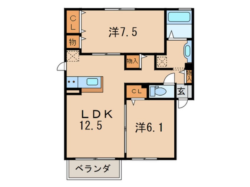 間取図 サンハイム武庫豊町