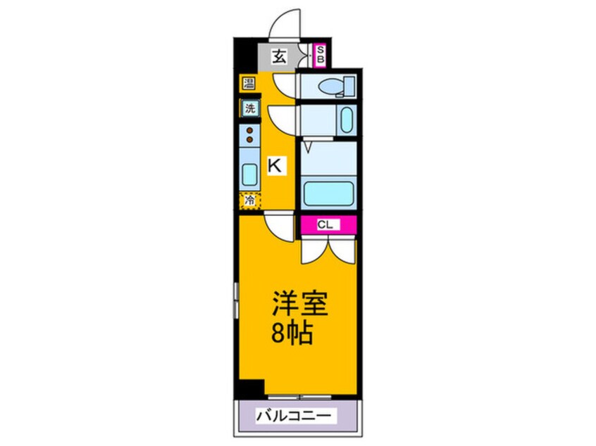 間取図 フォレシティ日本橋Ⅴ