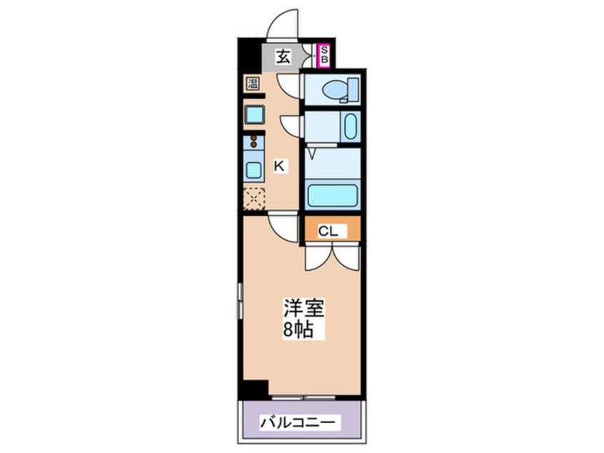 間取図 フォレシティ日本橋Ⅴ