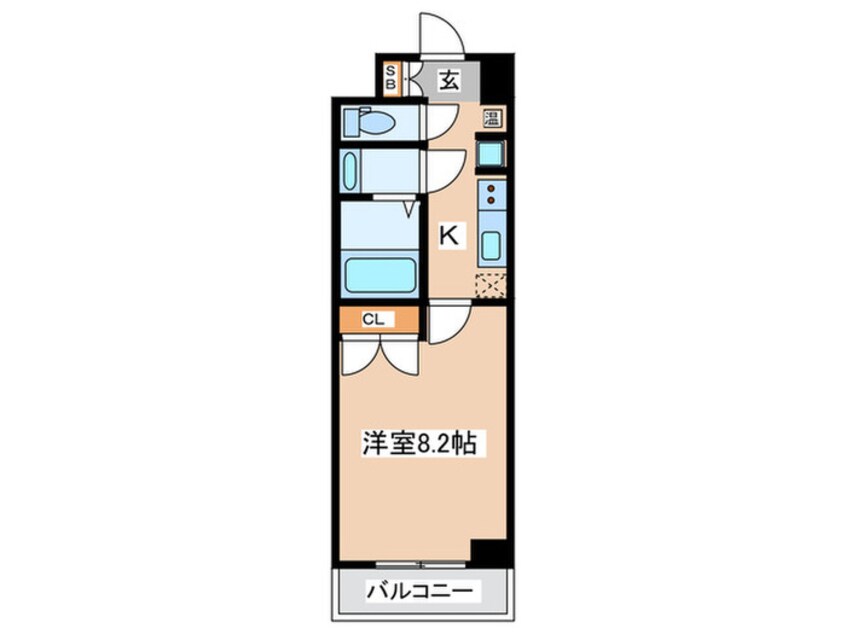 間取図 フォレシティ日本橋Ⅴ