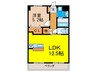 フェリーチェ 1LDKの間取り