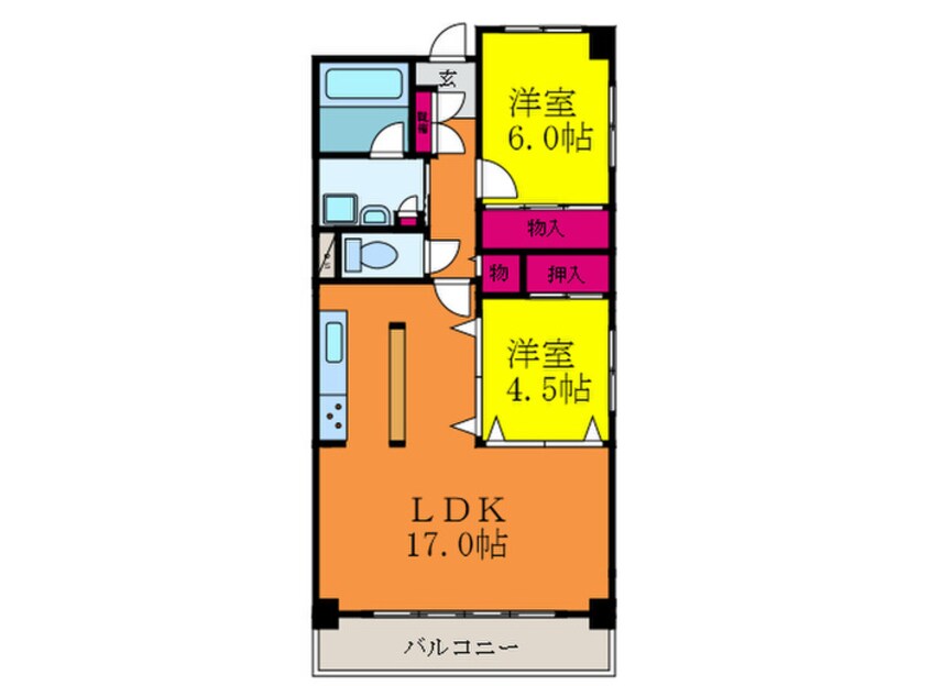 間取図 グランドメゾン南摂津