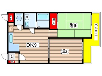 間取図 ヴィラ広沢