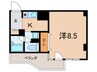 ラフィ－ネ苦楽園 1Kの間取り