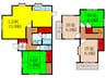 宿野貸家 4LDKの間取り