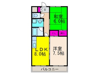 間取図 桜代マンション