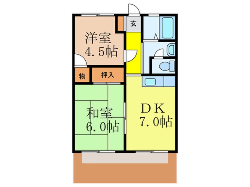 間取図 シャロームＢ