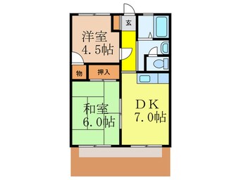 間取図 シャロームＢ