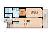 ＴｏａｓｔＡｋａｓｈｉ 1LDKの間取り