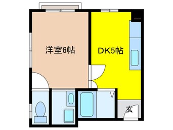 間取図 畦野ビル（北側）