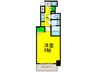S‐RESIDENCE谷町五丁目 1Kの間取り