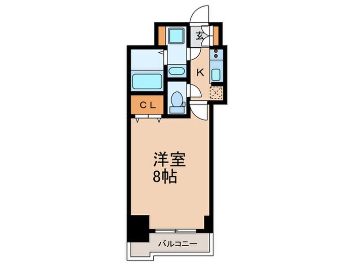間取り図 S‐RESIDENCE谷町五丁目