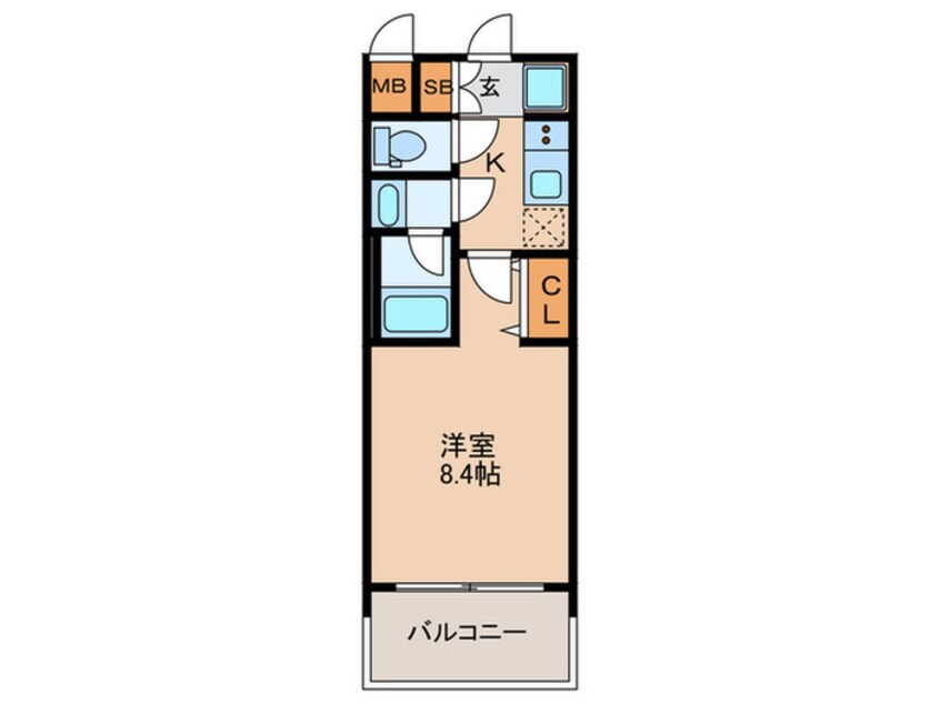 間取図 ｽﾌﾟﾗﾝﾃﾞｨｯﾄﾞ十三本町