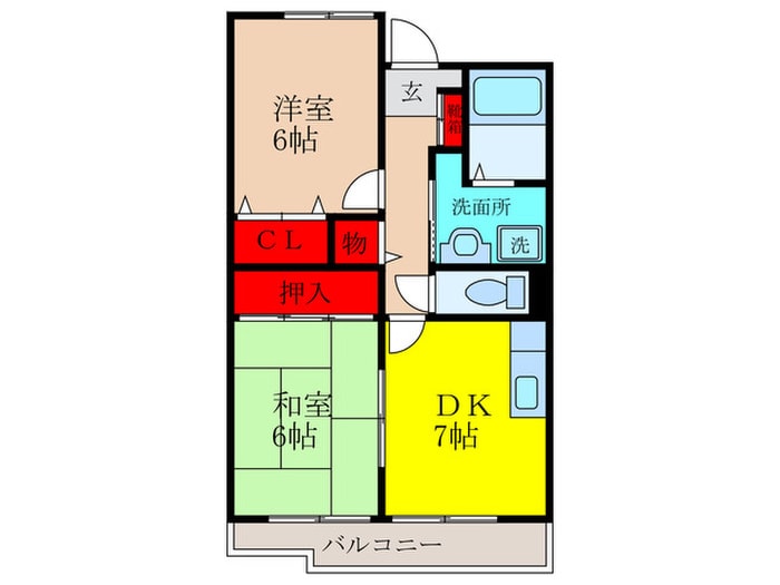 間取り図 ホープ清風荘