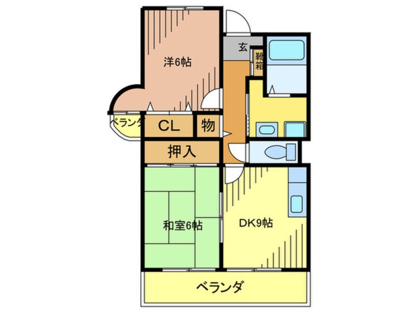 間取図 ホープ清風荘