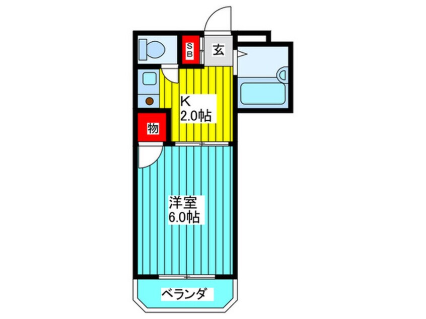 間取図 クリオコート新今里リバーサイド