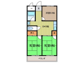 間取図 第一高山ハイツ