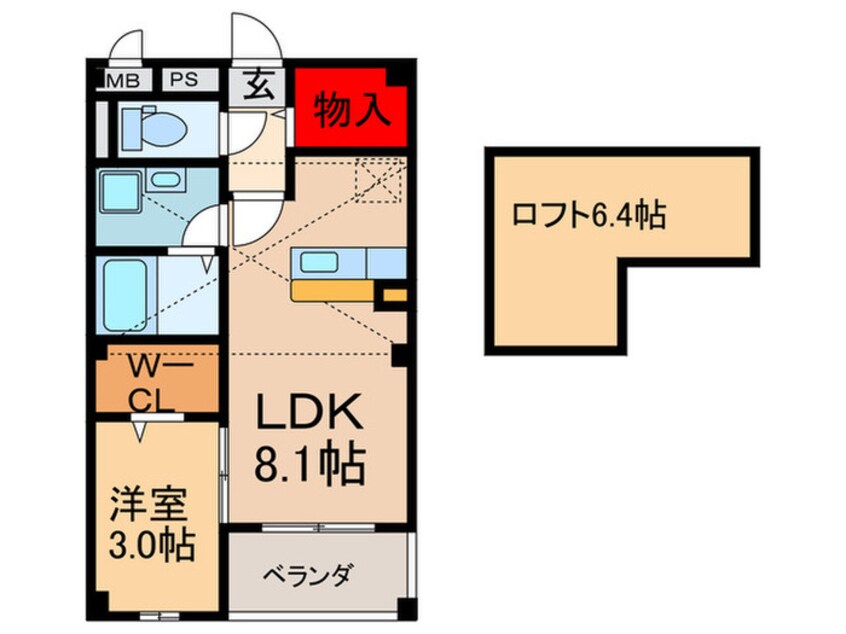 間取図 Ｃｏｍｐａｎｙ－Ⅷ