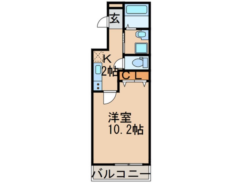 間取図 フジパレス山之内Ⅷ番館