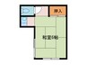 村上ﾏﾝｼｮﾝ 1Rの間取り