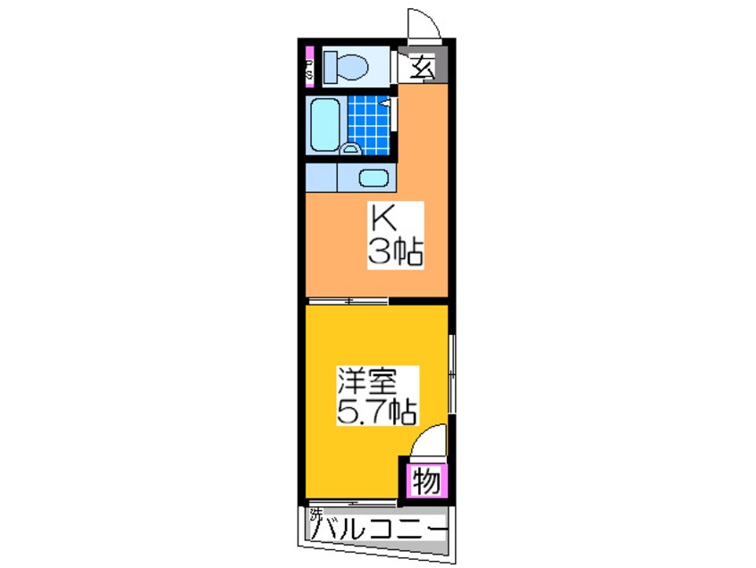 間取図 平成ハイツ