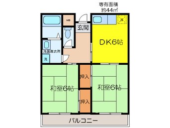 間取図 パ－ルハイツ
