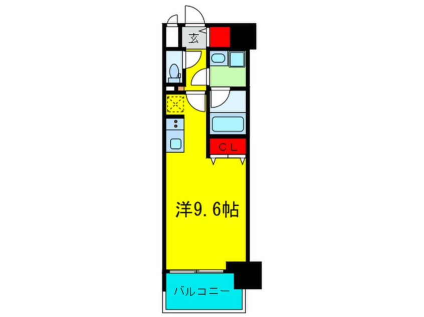 間取図 コンフォリア京町堀