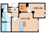 Vieuno昭和町 1LDKの間取り