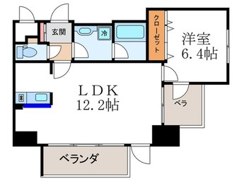 間取図 レジディア御所東