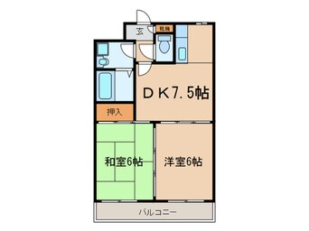 間取図 コンソナンス西紀