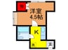 シティハイツ大和田 1Kの間取り