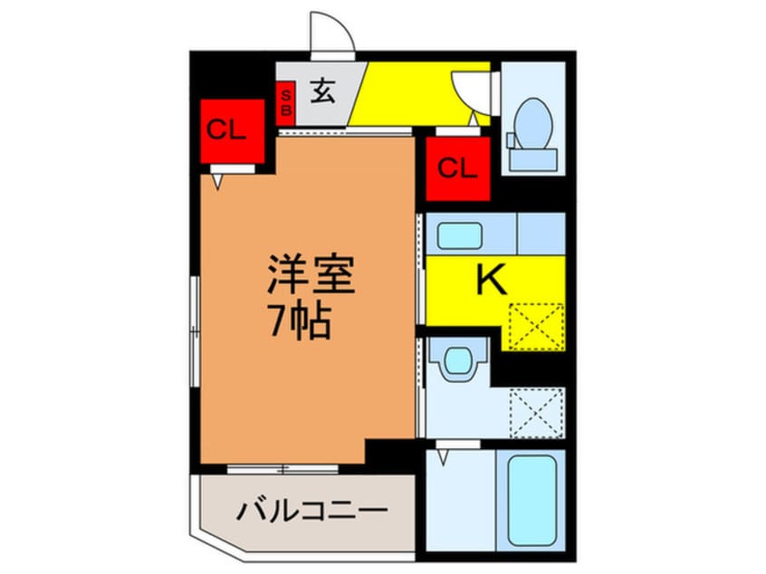 間取図 仮)栄町アパート