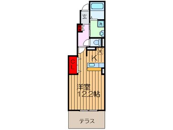間取図 エトワ－ルバレ－Ⅰ