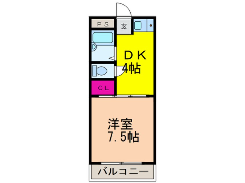 間取図 ハイツこがね