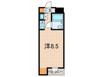 間取図 シティコア夙川(401)