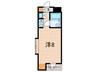 シティコア夙川(401) 1Rの間取り