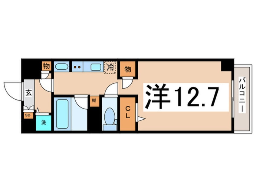 間取図 サンエール南堀江