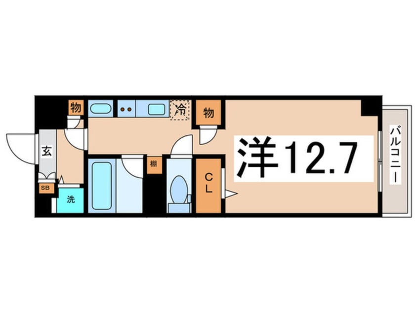 間取図 サンエール南堀江