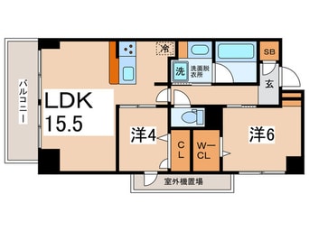 間取図 サンエール南堀江