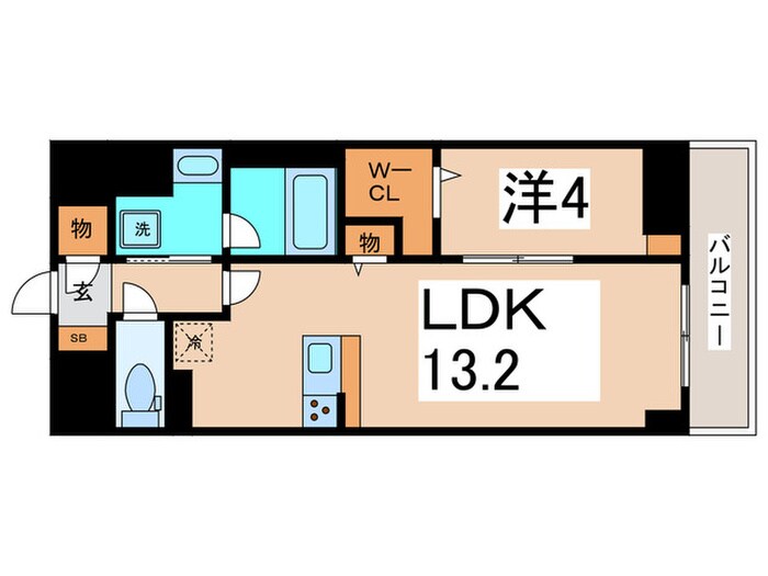 間取り図 サンエール南堀江