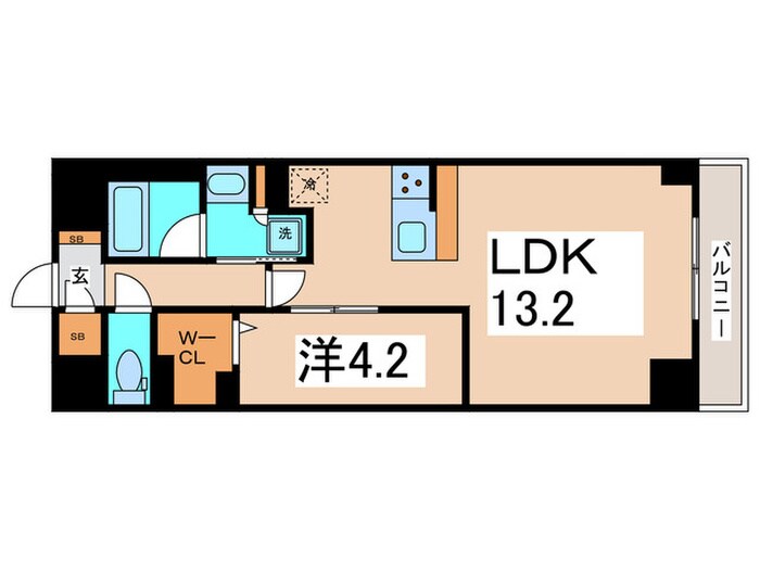 間取り図 サンエール南堀江